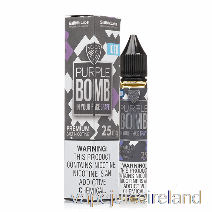 Vape Flavours Iced Purple Bomb - VGOD Salts - 30mL 50mg